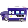 „Pouf“ žaislų konteineris - policijos automobilis
