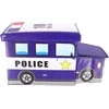 „Pouf“ žaislų konteineris - policijos automobilis
