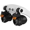 Profesionali didinamasis stiklas su LED 25x 20x