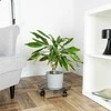 Mondex ProGarden Vazonų stovas su ratais 31,5 cm juodas