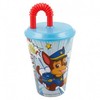 Puodelis Paw Patrol su šiaudeliais 430 ml