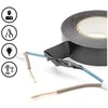 Strong pvc insulation tape juodas waterproof 18m