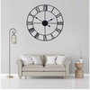 Rome retro vintage loft 3d sieninis laikrodis 60cm