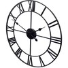 Rome retro vintage loft 3d sieninis laikrodis 60cm