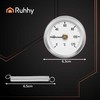 RUHHY Dial Thermometer 26557 – Bimetalinis, 0-120 °C, 6,3 cm