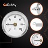 RUHHY Dial Thermometer 26557 – Bimetalinis, 0-120 °C, 6,3 cm