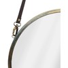 Sieninis veidrodis auksinė apvali 42 cm