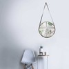 Sieninis veidrodis auksinė apvali 42 cm