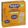 "Smileat" dribsnių keksiukai su bananais ir moliūgais Bio 60g