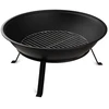 Lauko židinys su stovu ir grotelėmis, 55 cm