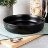 Speiseteller Essteller Teller tiefer Teller Suppenteller aus Keramik juodas SOHO 21,5 cm 1 L
