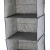 Kabantis lentynėlių organizatorius spintai, 3 lentynos, 30x30x60 cm