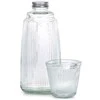 Stiklinė dekantierius su stiklu 1 L + 220 ml
