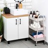 Storage Solutions Mobilus Lentynas 3 Skyrių 44x31,5x78,5 cm - Virtuvinis Krepšys - Organizatorius
