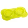 Double bowl for dog/cat food 400ml x 2