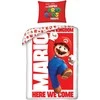 MCU Super Mario Bros patalynė 140 x 200 cm ir pagalvės užvalkalas 70 x 90 cm