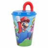 Super Mario puodelis su šiaudeliu 430 ml