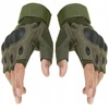 Taktinės pirštinės be pirštų XL žalia/khaki
