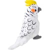Talismanas papūgos balta nimfa 17cm