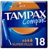 Tampax Compak S Plus 18 tamponų