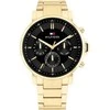 TOMMY HILFIGER Vyriškas laikrodis TYSON 1710589 Juodas-Auksinis