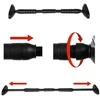 TRIZAND Treniruočių strypas 24784 - reguliuojamas plieno, iki 180 kg