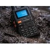 Trumpojo nuotolio racija baofeng uv-k61 pro, didelis veikimo nuotolis iki 30 km, žibintuvėlis, 2600 mah