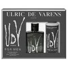 2 dalių rinkinys vyrams Ulric De Varens UDV Juodas For Men Eau De Toilette Purškiklis 100ml