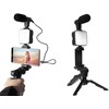 Filmavimo rinkinys su stovu ir mikrofonu AY49