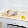 Viga Medinis 2-in-1 Pervystymas Stalas ir Vonelė Lėlėms
