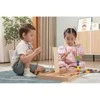 Viga medinis edinis žaidimas loginis karoliukai 104 Montessori elementai