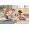 Viga medinis edinis žaidimas loginis karoliukai 104 Montessori elementai