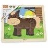 Viga Toys „Viga“ patogus medinis dėlionės arklys 9 elementai