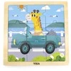 Viga Dėlionė 9 vnt. - Žirafa automobilyje