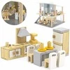„Viga Polarb“ baldų rinkinys „Dollhouse“ virtuvės valgomajam