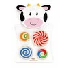 Viga Toys Medinė Žaislas Karvė Su Sukamais Diskais