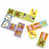 Viga Toys Medinis Domino Žaidimas 28 elementų Su Gyvūnais