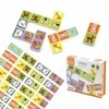 Viga Toys Medinis Domino Žaidimas 28 elementų Su Gyvūnais