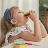 Viga Žaislas - Virtuvės įranga - Pjaustymo rinkinys su hamburgeriu ir sumuštiniu