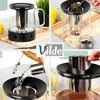 Vilde Arbatos Virdulys su Filtru 1,5 l - Stiklinis Kavos ir Arbatos Puodelis - Infuser - Arbatos Sietelis