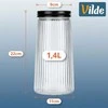 Vilde Maisto Saugojimo Dėžutė Stiklui 1,4 l - Dėžutė Sausoms Prekėms