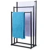 Vilde Metalinis Stovas Rankšluosčiams Juodas 44x21x86 cm