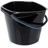 Barzdaskutė PSB Vilde Plastikinis Kibiras 14 L Juodas