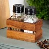 Vilde Prieskonių indelių rinkinys su laikikliu, druskai ir pipirams