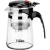 Vilde Stiklinis Arbatinukas 600 ml su Filtru