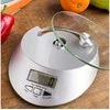 Virtuvinės svarstyklės Electronic glass kitchen waiter 5kg / 1g clock