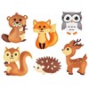 Jokomisiada DIY creative kit forest animals felt set ZA5274
