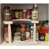 Bin organiser spice rack rotatable