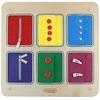 „Wallboard“ atidarymo ir uždarymo spynų slankikliai mygtukai MasterKidz Montessori
