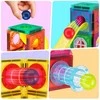 Magnetinis 3D konstruktorius su kamuoliukų trasa WOOPIE 42 vnt
